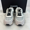 CHANEL CCロゴ メンズ スニーカー グレー G39068 71084468 [P]