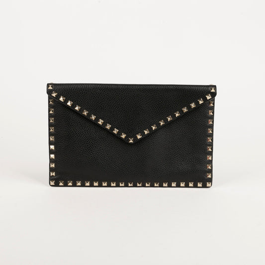 VALENTINO ロックスタッズ エンベロープ クラッチ 70764062