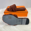 Hermes Oran Shearling Sandals Gold 71272724 [P]