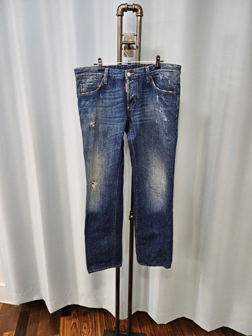 Dsquared2 Dinden Dan Patch Snowflake Washed Jeans 48/33 71348040