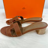Hermes Oasis Sandal Slipper Gold 71363027 [P]