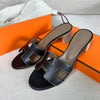 HERMES Oasis Sandalen Slipper Schwarz 071002 71395563 [P]
