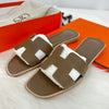 Hermes Oran Sandals Slippers Etoupe 202272 71397006 [P]