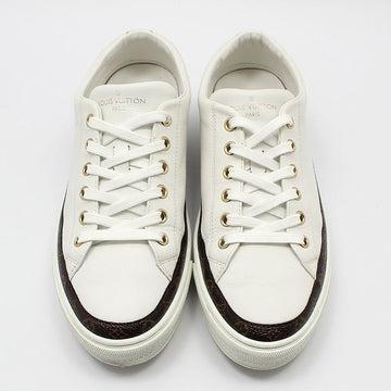 LOUIS VUITTON 1A4G3R ホワイトレザー ステラ スニーカー 37 71618645