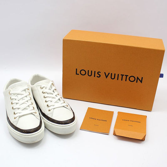 LOUIS VUITTON 1A4G3R ホワイトレザー ステラスニーカー 37 71618645