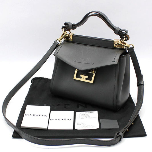 GIVENCHY BB50C3B0LG ダークグレー ゴールド金具 ミスティック ミニ クロスボディバッグ 71618705