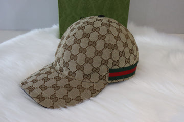 GUCCI ウェブ オリジナル GGキャンバス ユニセックス キャップ 71675934