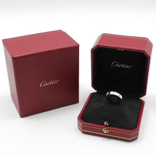 Cartier 18K White Gold 1P Diamond Mini Love Ring 55 71695962