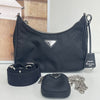 Prada Re-Nylon Chain Strap Hobo Bag Crossbody (1BH204) 71724852 [P]