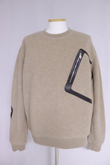 HERMES レザーパッチ メンズ セーター 71799808