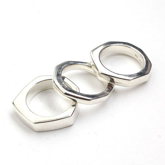 Gucci 925 Silver Ring Set 12 71811904