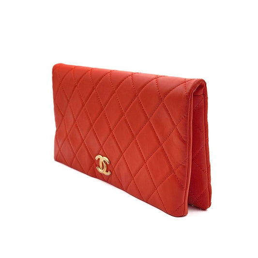 CHANEL ラムスキン フォールディング クラッチ L843844 71813329