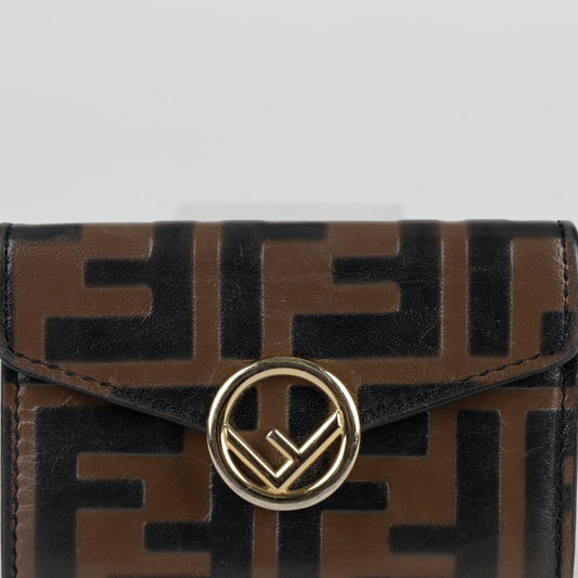Fendi 8M0395 FF Logo Micro Trifold Wallet 71597006