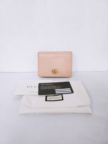 Gucci GG Marmont Leather Pink Women's Wallet 72001931