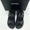 CHANEL Velcro Sandalen Schwarz G35927 72150684 [P]