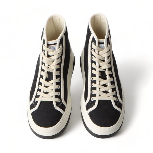 Gucci 745999 GG Tennis 1977 High-Top Sneakers 6 1/2/31994-1 72395351