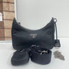 PRADA テスート チェーンストラップ ホーボー クロスバッグ (1BH204) 72399931 [P]