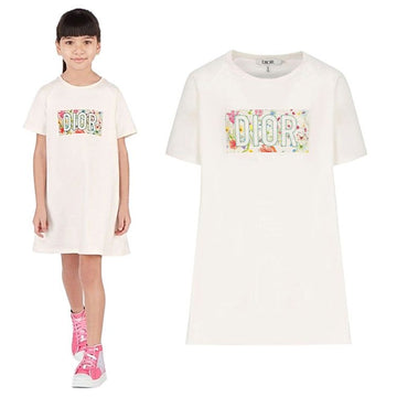 Dior Baby Logo T-Shirt Dress 2WBM13DRSW 013 45606707
