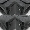 CHANEL Dark Grey Chevron Caviar Silver Coco Handle 28 Medium Shoulder Bag A92991 72502703 [P]
