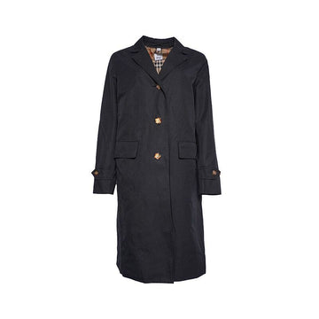 BURBERRY ペリンドン ガーヴァーディン レディース ラップコート ブラック 8015484 72508357