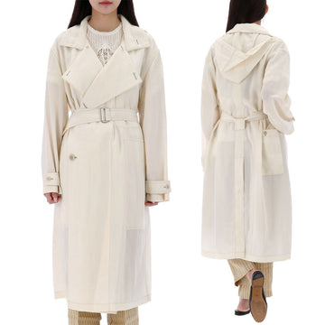 LEMAIRE Double Breasted Light Oversized Trench Coat CO188 WH002 37624759