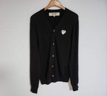 Comme Des Garcons Black White Patch Men's Cardigan AZ-N062 72524303