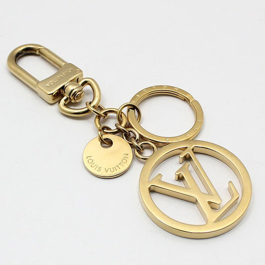 Louis Vuitton M68000 LV Circle Gold Keyring Key Holder 72584991