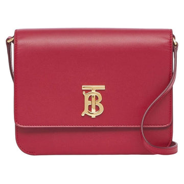 BURBERRY TB Flat Mini Crossbody Dark Carmine 8044305 72618736