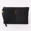 SAINT LAURENT Chevron Strap New Medium Clutchbag 559193 72692563 [P]