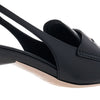 Miu Miu Women's Logo Leather Slingback Pumps 5D901D XUQ F0002 72705399 [P]