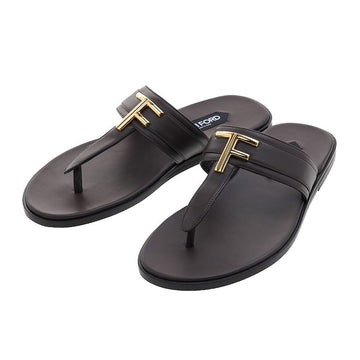 TOM FORD メンズ ロゴ サンダル J1382 LCL076X 1B051 72705436