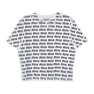 Miu Miu Women's Printed Cotton T-Shirt MJN450 12P2 F0009 72706604