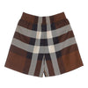 Burberry Women’s Exaggerated Check Silk Shorts 8051095 W TAWNEY A9011 72706731 [P]