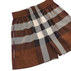 Burberry Women’s Exaggerated Check Silk Shorts 8051095 W TAWNEY A9011 72706731 [P]