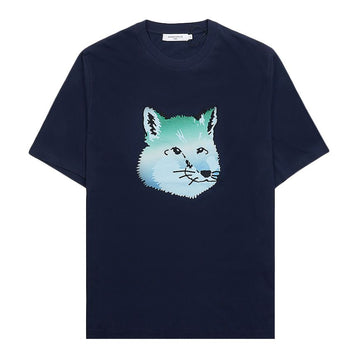 MAISON KITSUNE メンズ フォックスヘッド プリント Tシャツ KM00118KJ0008 NA 72706832