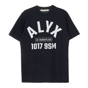1017 ALYX 9SM Herren T-Shirt mit Logo-Druck Schwarz AAUTS0393FA01 BLK0001 72706969