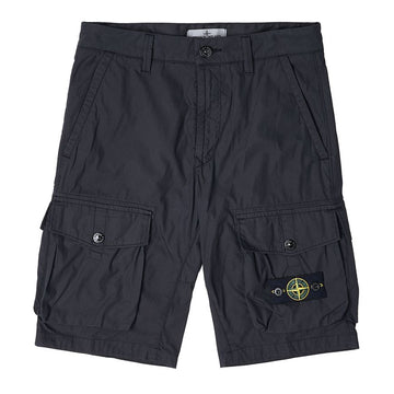 Stone Island Boys' Emblem Logo Double Pocket Half Pants 7816L0301 V1029 (6-8) 72707882