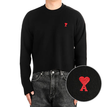 AMI 24SS Unisex Heart Logo Knit 72736227