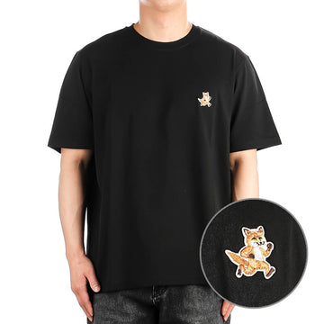 Maison Kitsune 24SS Short Sleeve T-Shirt in Black 72736261