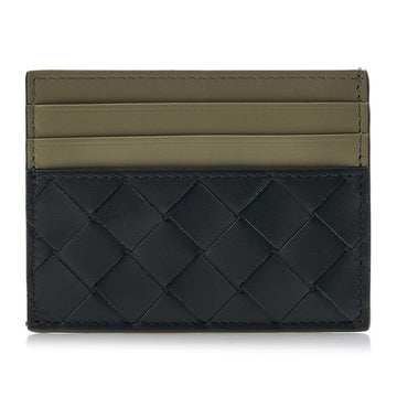 Bottega Veneta Men's Intrecciato Two-Tone Cardholder 72769149