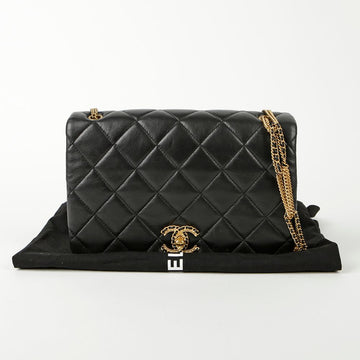 CHANEL AS3387 Klappen-Chain-Schultertasche 72553688