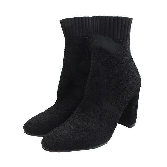 GIANVITO ROSSI Schwarze Jacquard Stiefeletten 250 72940999