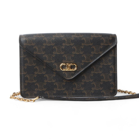 CELINE メイロン トリオペ WOC チェーン クロスボディバッグ/32049 72984781
