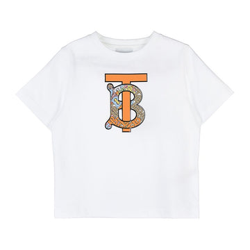 BURBERRY C KG5 DEVAN LOGO TEE (12-14) A1464 72707339