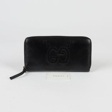 Gucci 453393 GG Embossed Logo Long Wallet 72787672