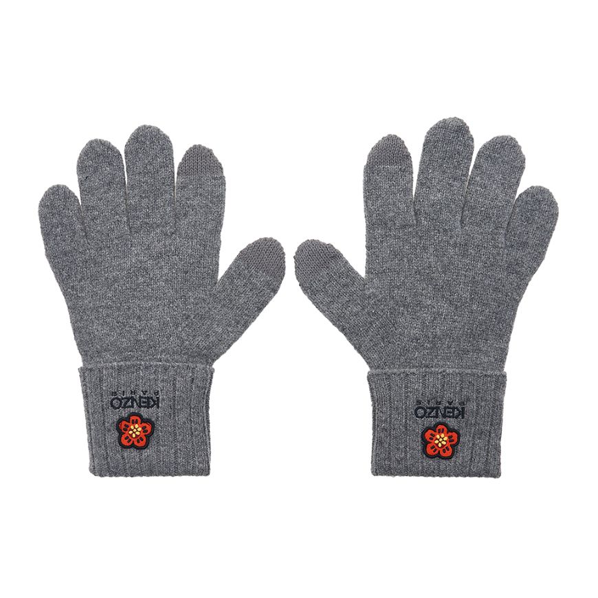 Kenzo Men's Vokey Flower Wool Gloves FD68GU191KWB 94 73110759 – trenbe