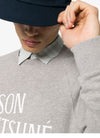 MAISON KITSUNE Palais Royal Classic Sweatshirt Grau Melange H150 73236504 [P]
