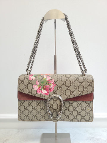 GUCCI GG Supreme Blumen Dionysos Ketten Schultertasche Medium 73255869