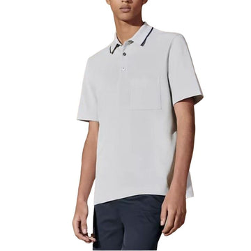 HERMES Piqures Sellier Kurzarm Herren Poloshirt H457985HA94ME 73281934