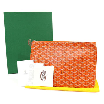 GOYARD APMSENAT2-MM-07 Clutch in Orange 73296134